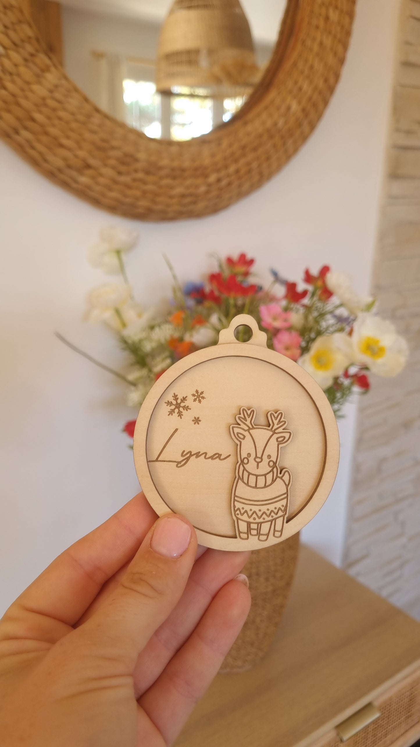 Boule de Noël renne