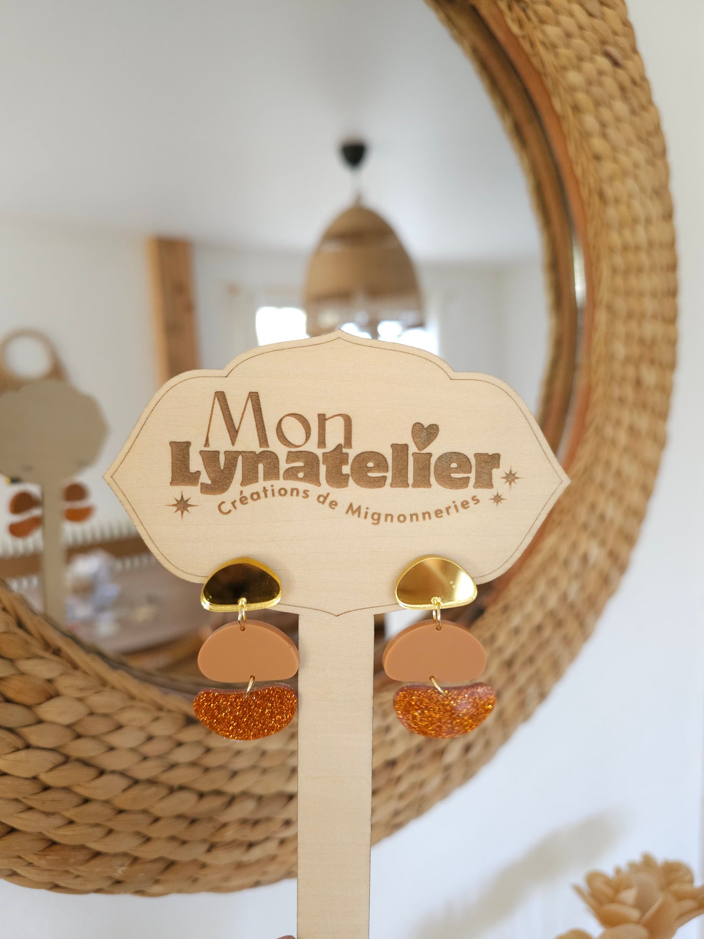 Pendantes 3 couleurs ♡