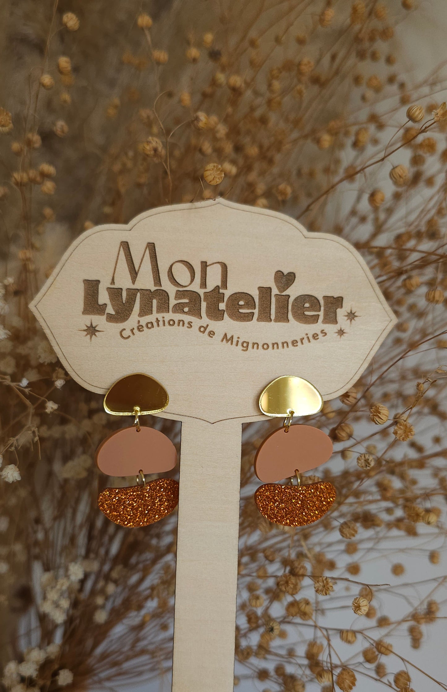 Pendantes 3 couleurs ♡