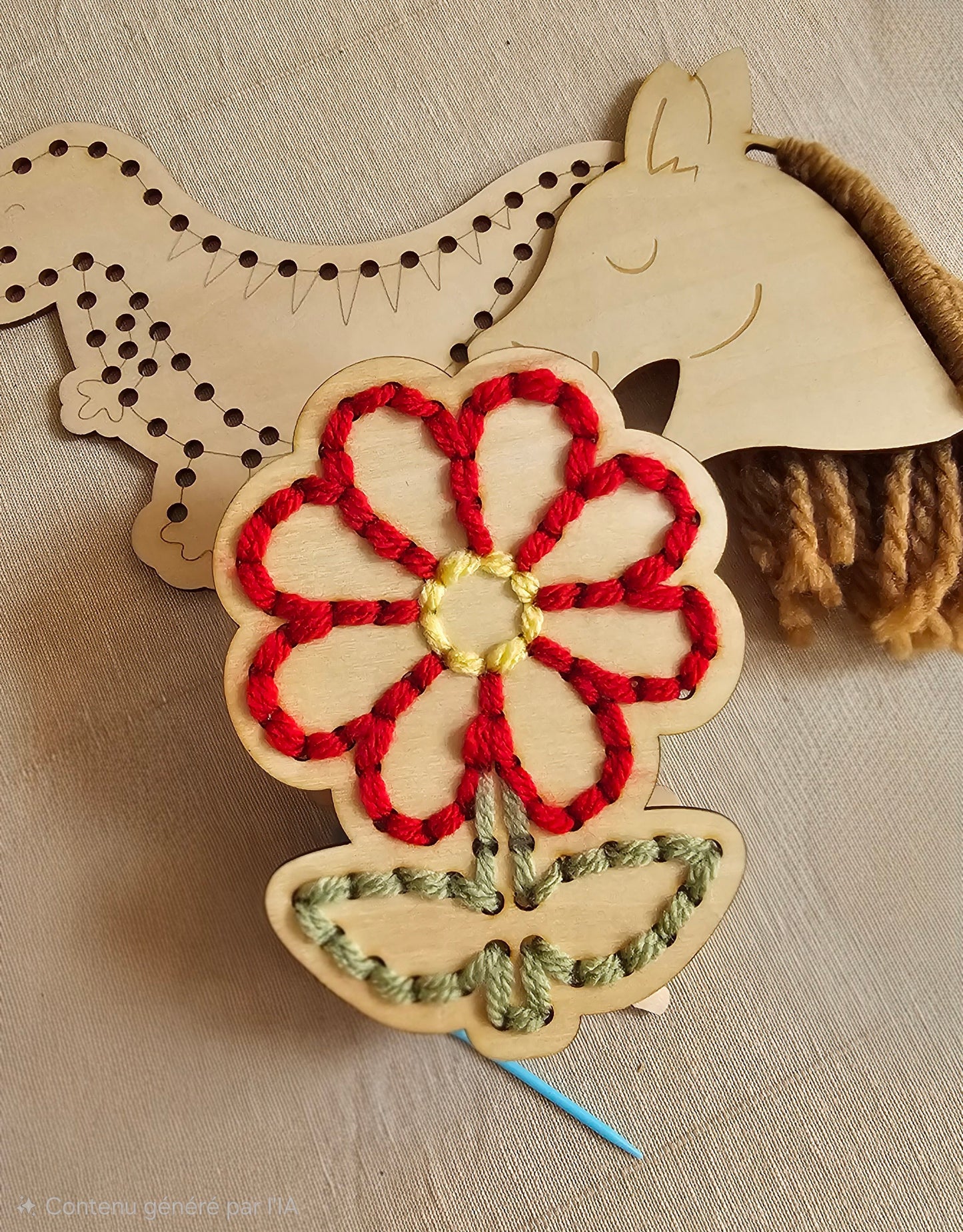 Les fleurs à Broder