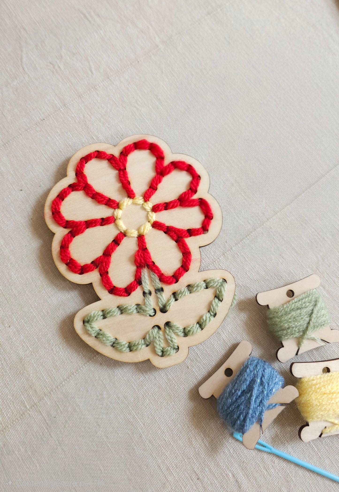 Les fleurs à Broder