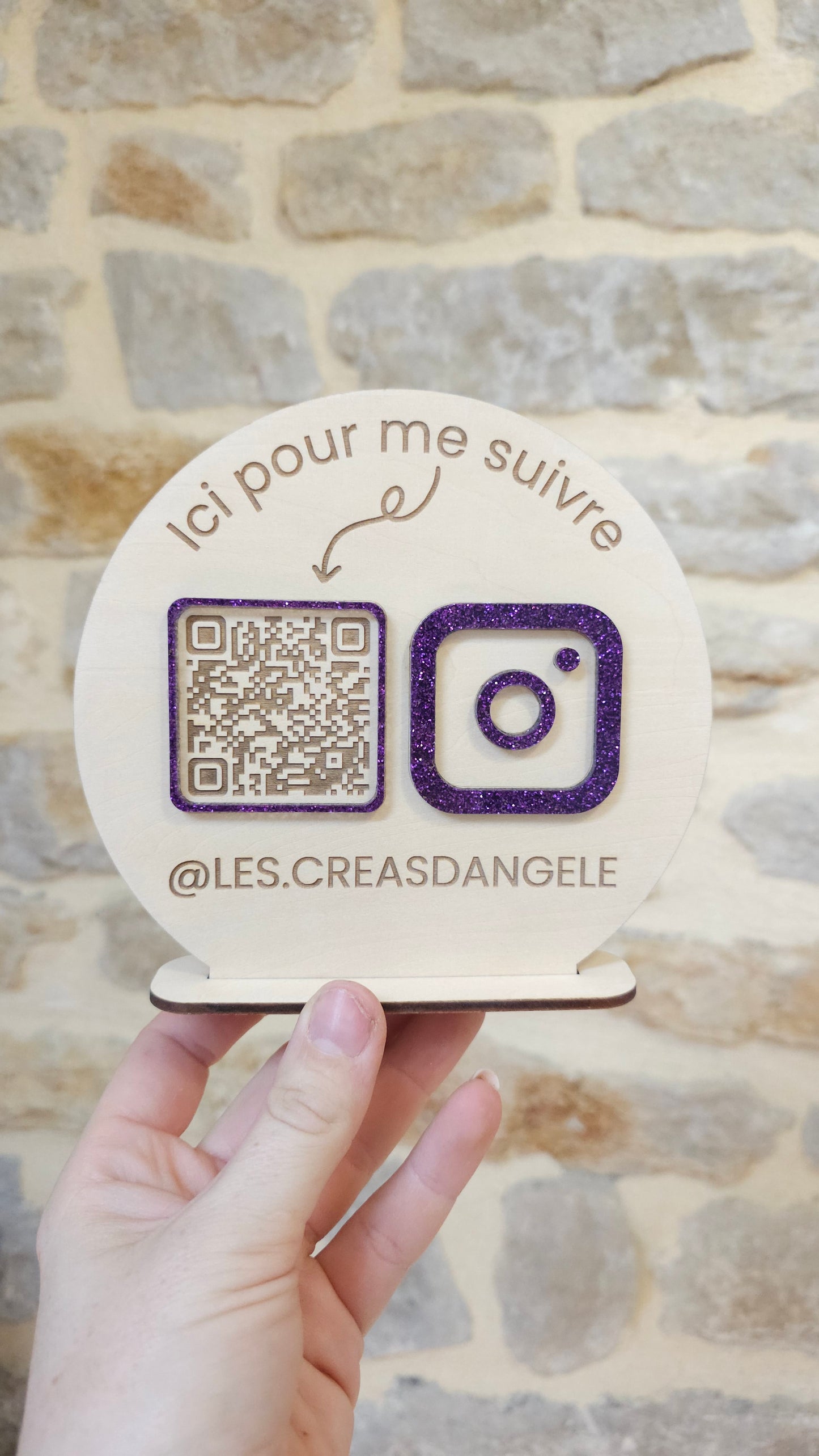 Panneau QR Code réseaux sociaux