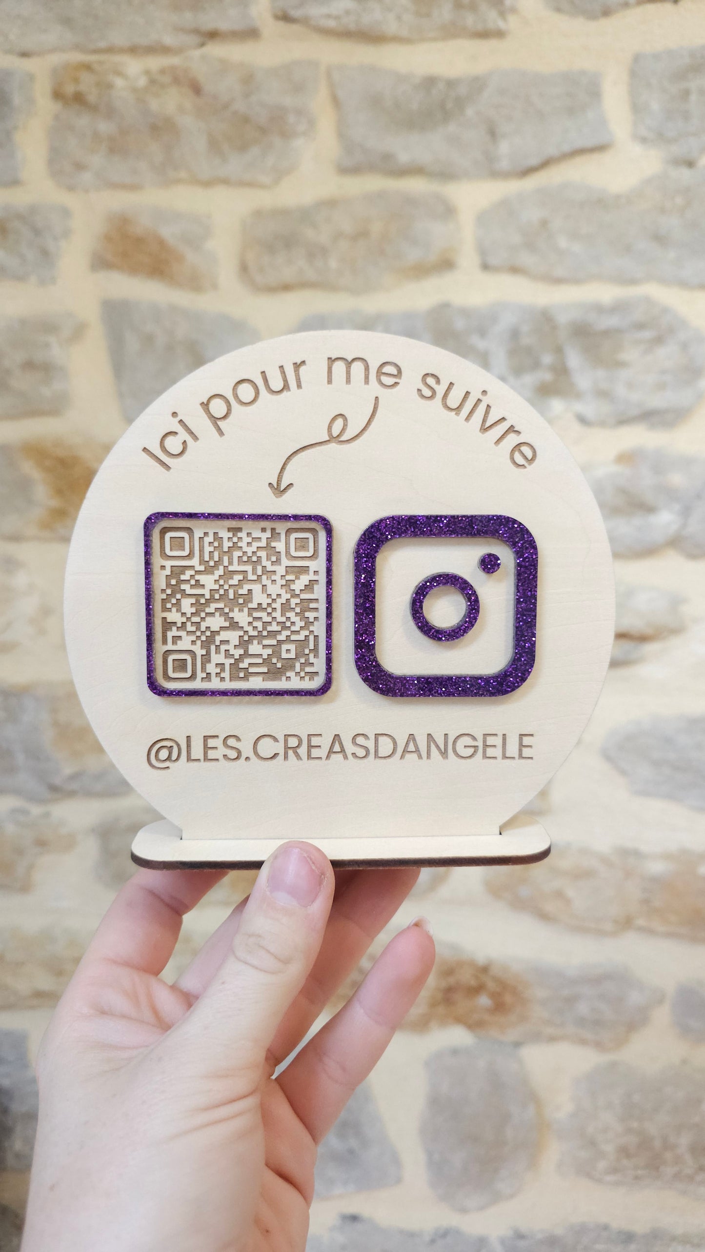 Panneau QR Code réseaux sociaux