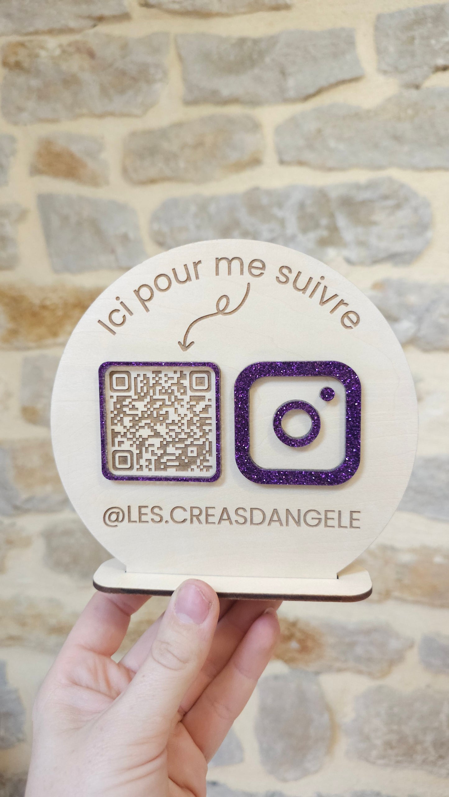 Panneau QR Code réseaux sociaux