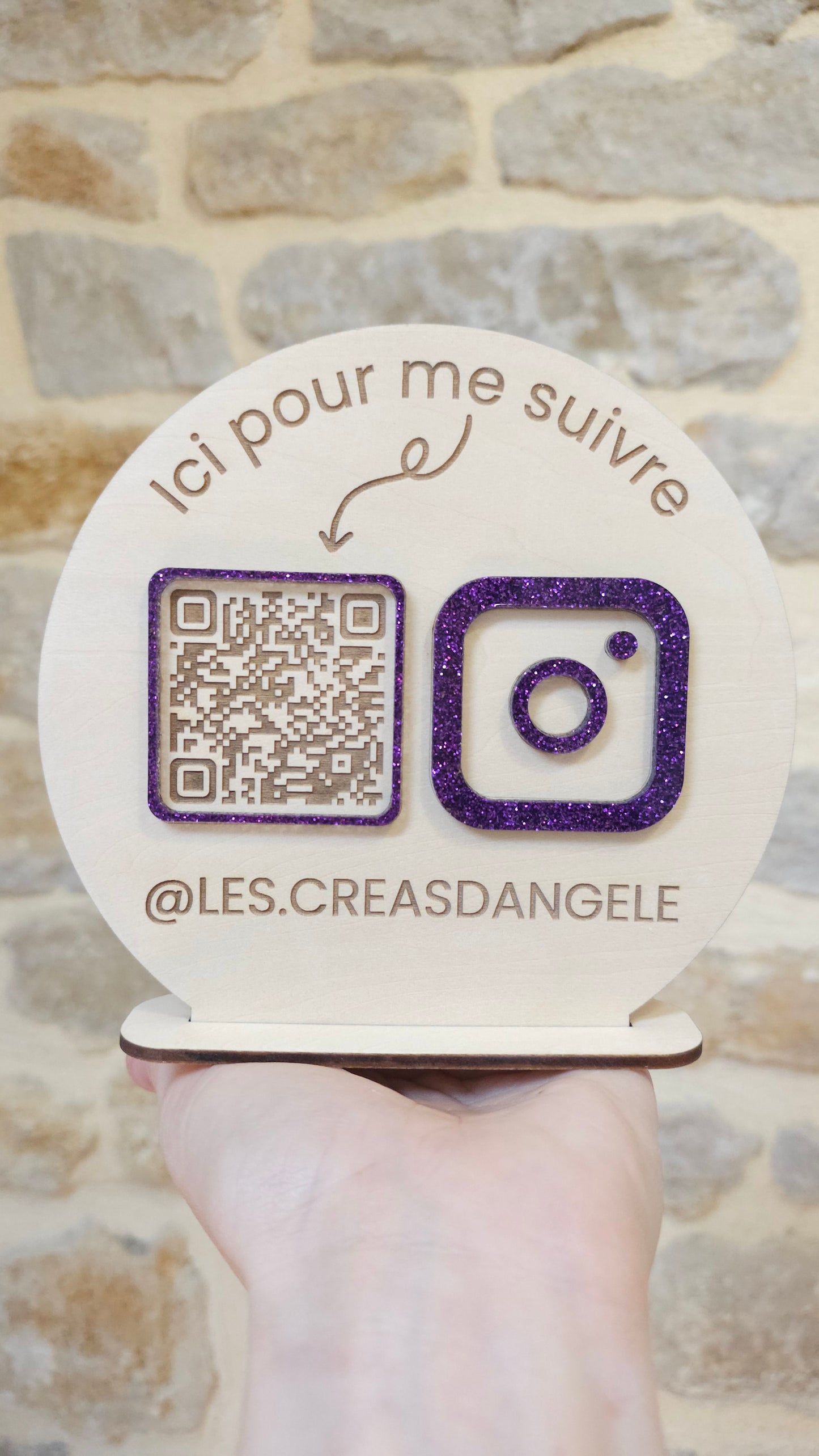 Panneau QR Code réseaux sociaux