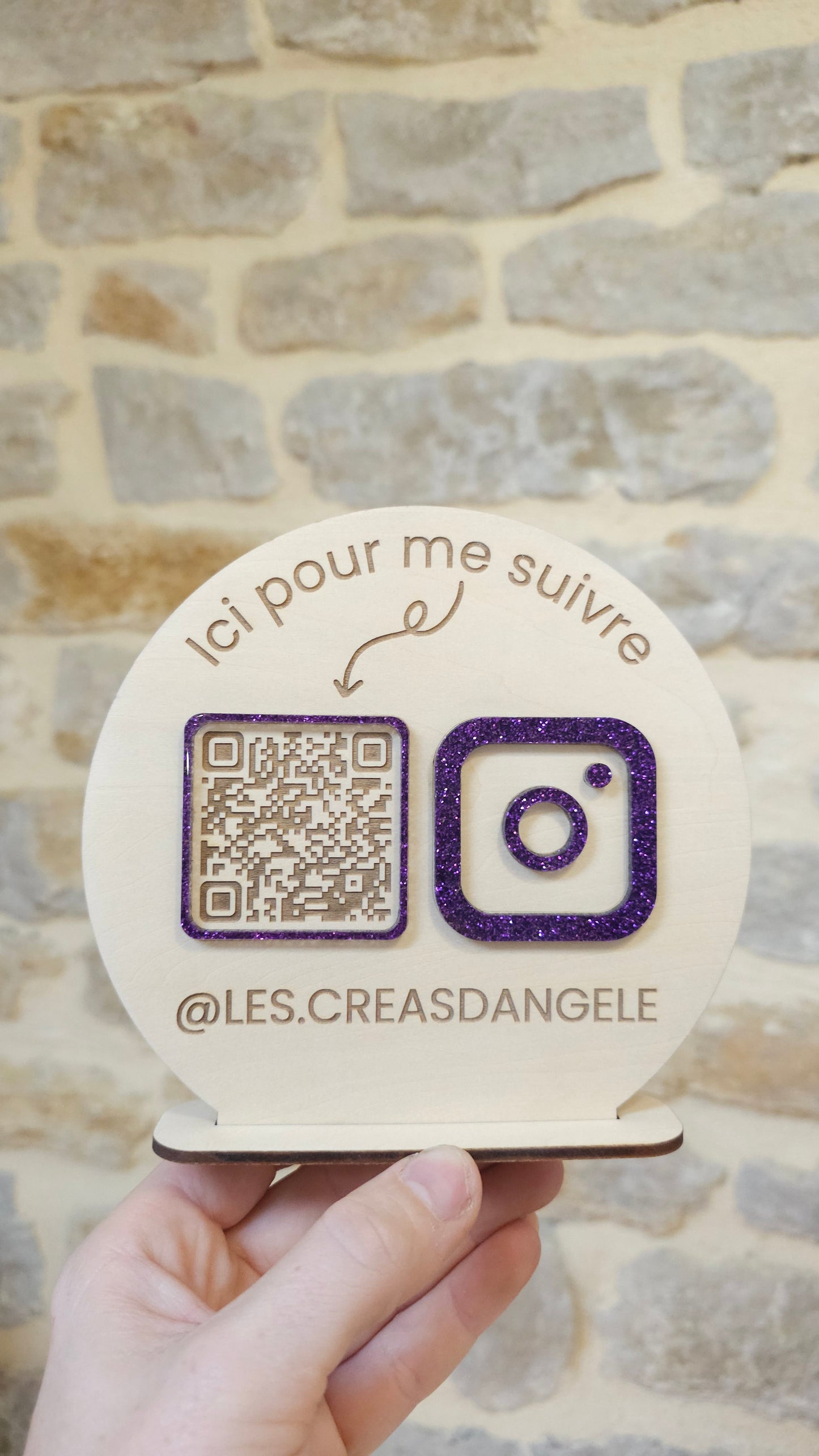 Panneau QR Code réseaux sociaux