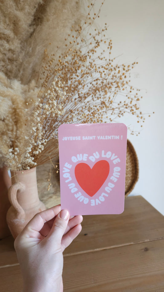 Carte Saint-Valentin & Amour