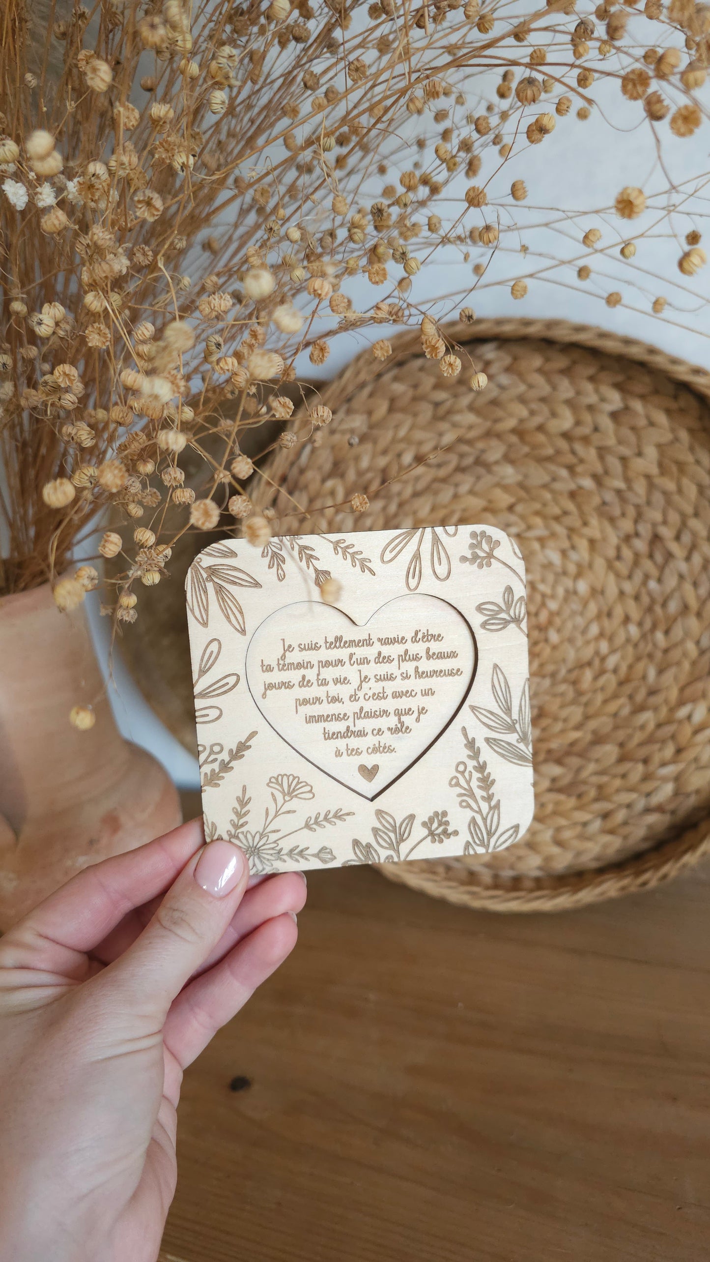 Coffret surprise personnalisé – Cadeau unique et original – Annonce marraine, parrain, témoin