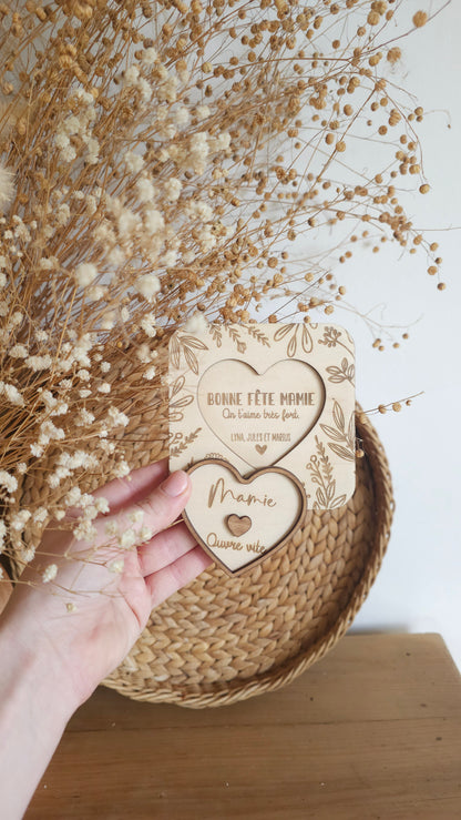 Coffret surprise personnalisé – Cadeau unique et original – Spécial Fête des Mamies