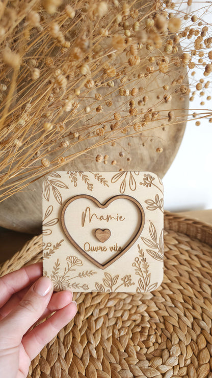 Coffret surprise personnalisé – Cadeau unique et original – Spécial Fête des Mamies