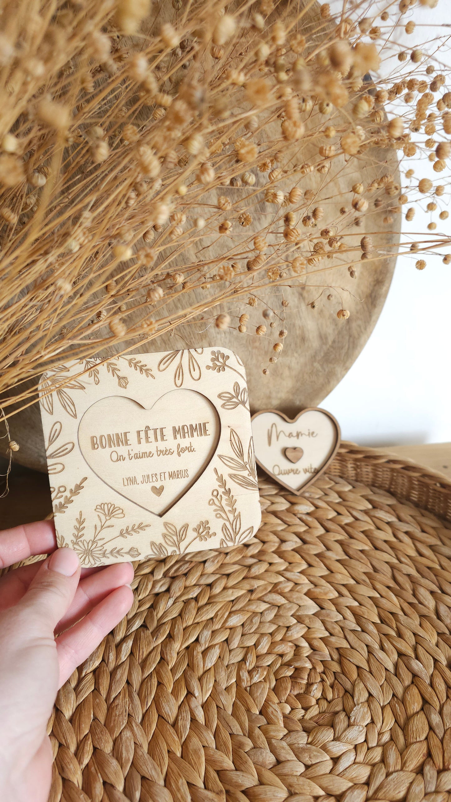 Coffret surprise personnalisé – Cadeau unique et original – Spécial Fête des Mamies
