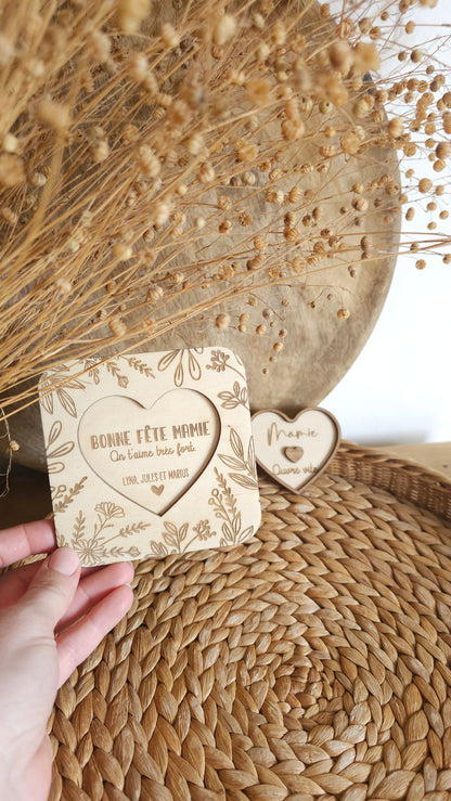 Coffret surprise personnalisé – Cadeau unique et original – Spécial Fête des Mamies