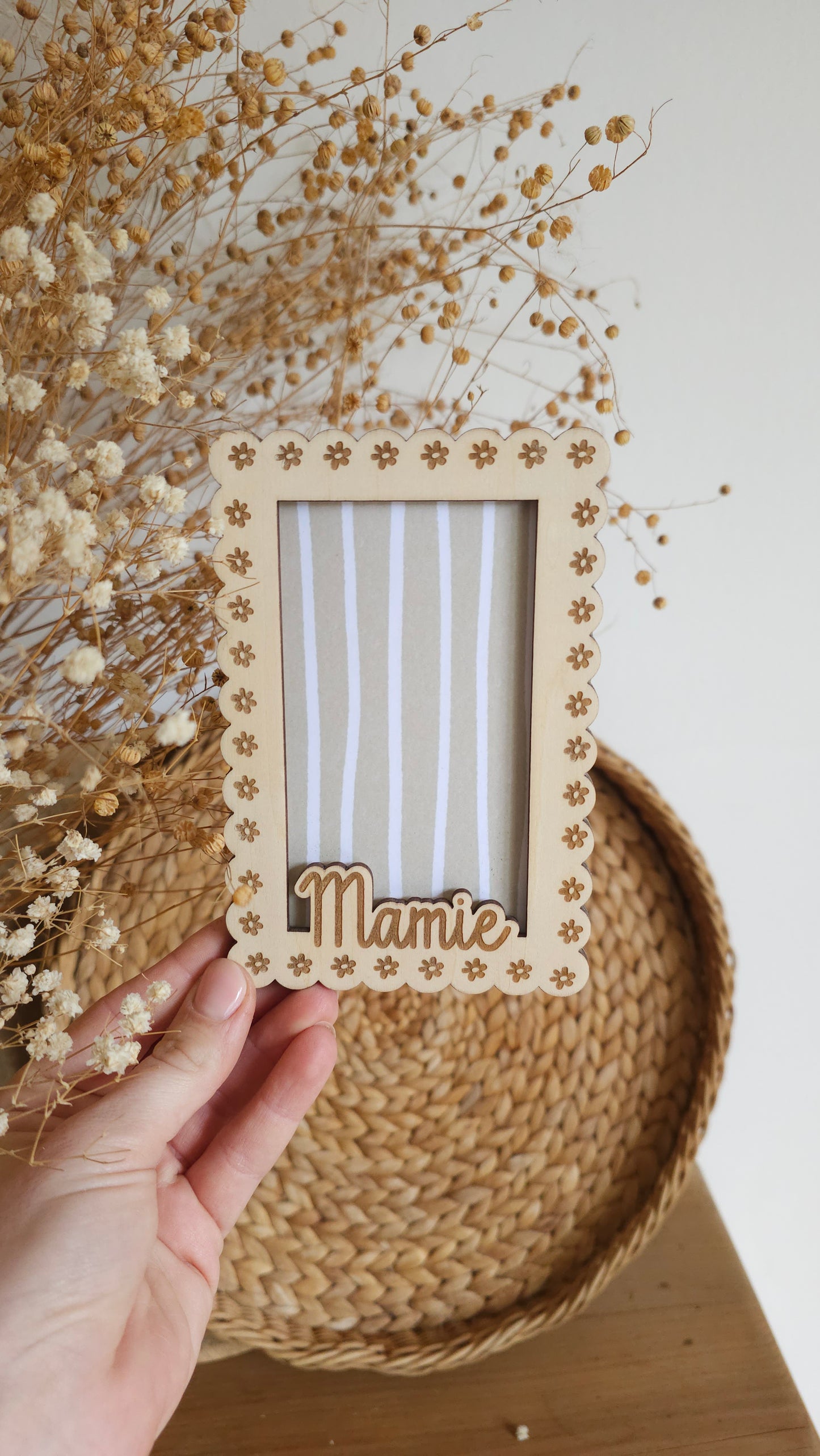 Cadre en bois personnalisé – Spécial Fête des Mamies