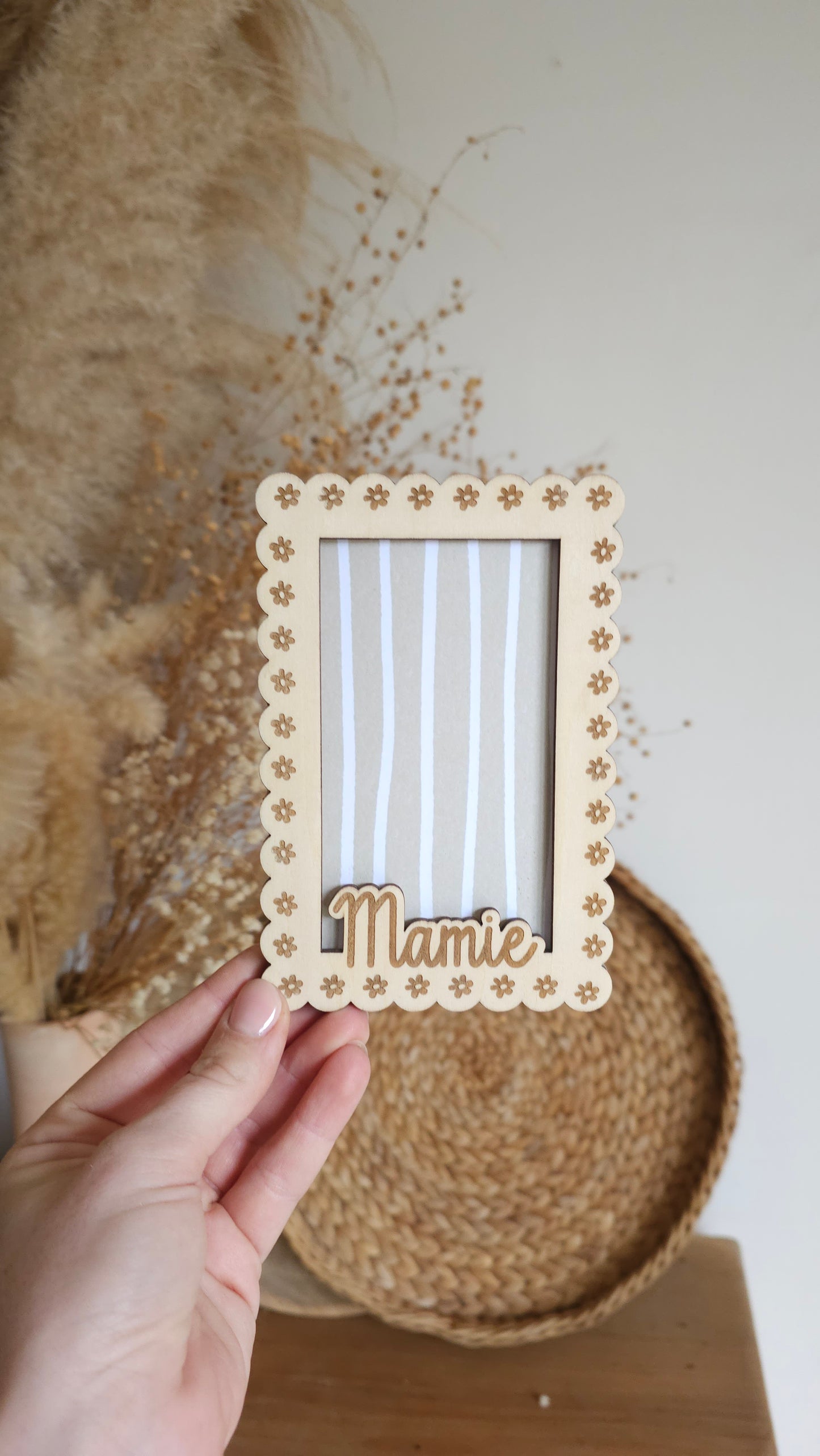 Cadre en bois personnalisé – Spécial Fête des Mamies