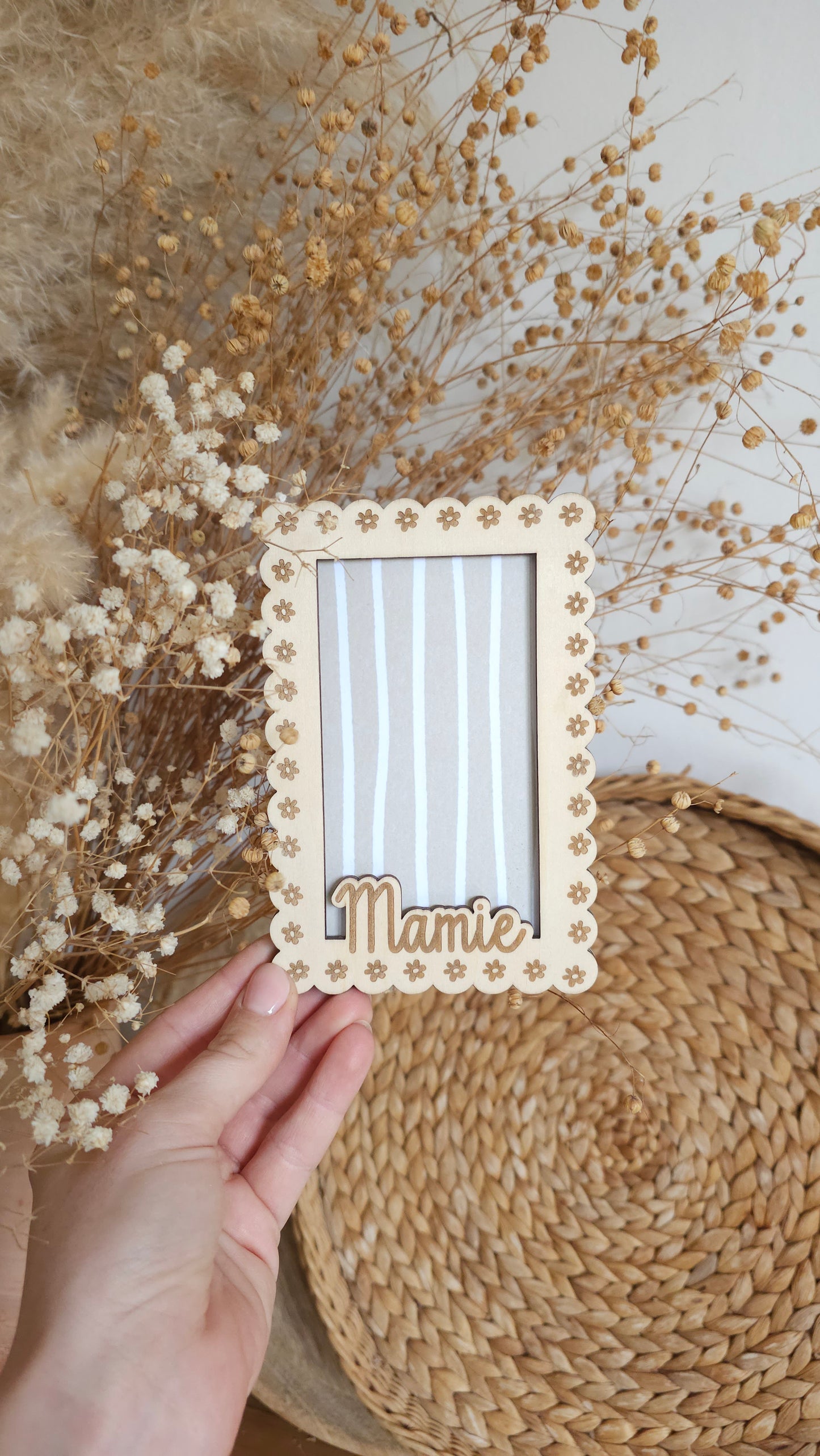 Cadre en bois personnalisé – Spécial Fête des Mamies