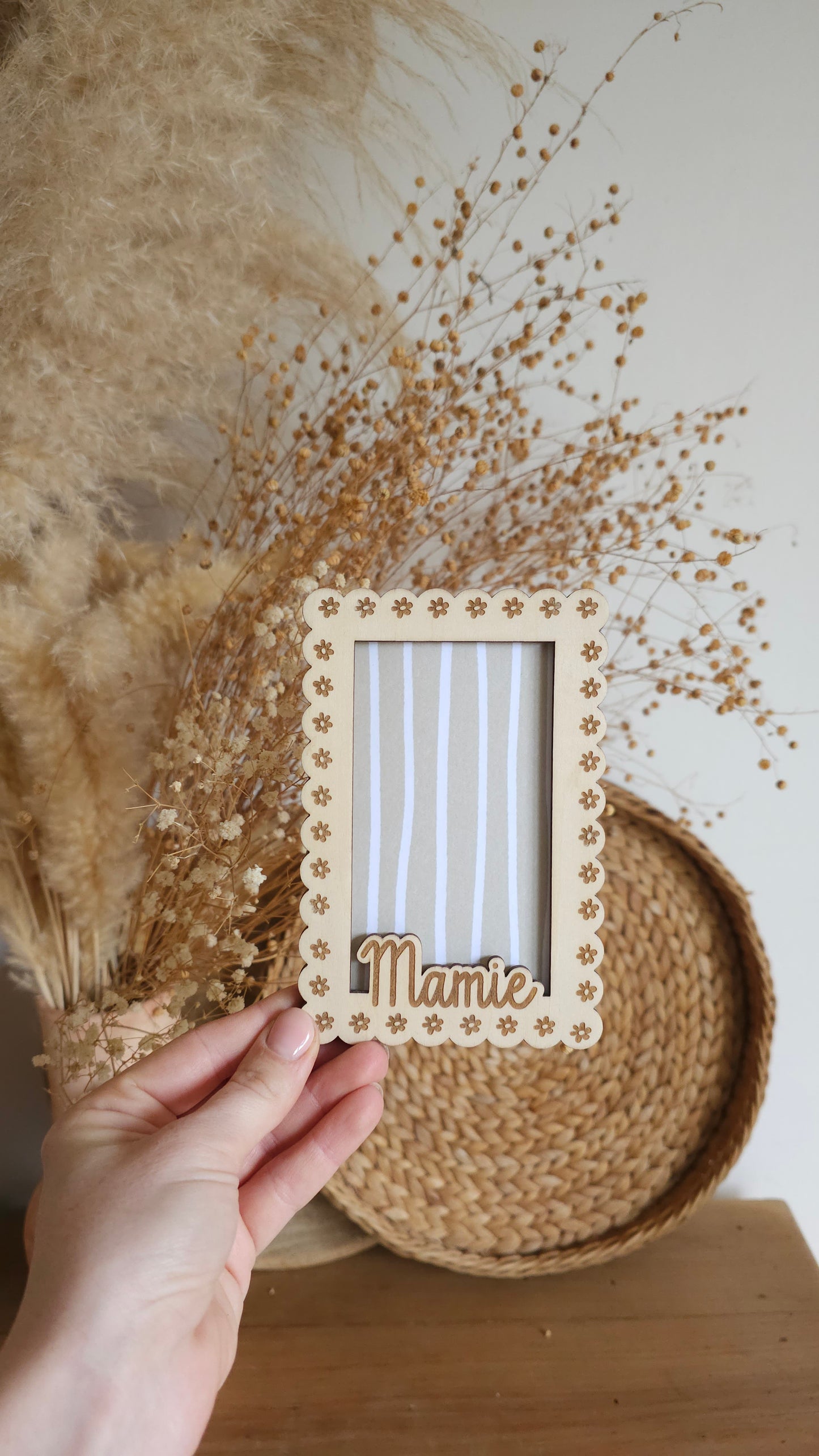 Cadre en bois personnalisé – Spécial Fête des Mamies