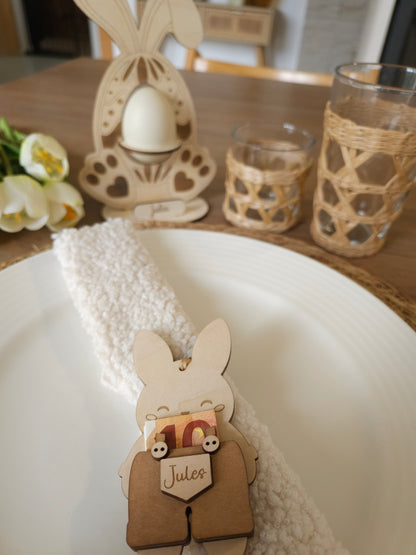 Lapin en Bois Personnalisé