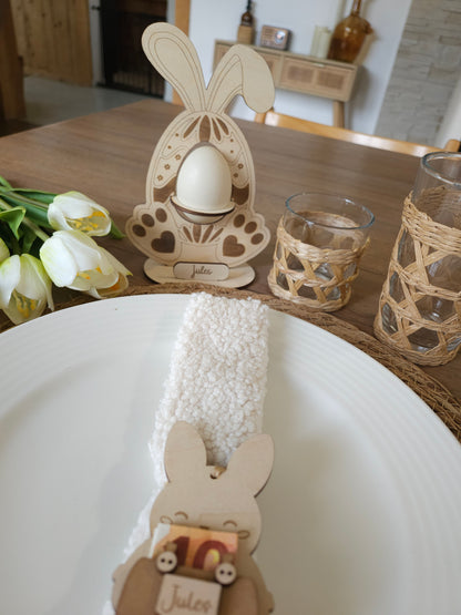 Lapin en Bois Personnalisé