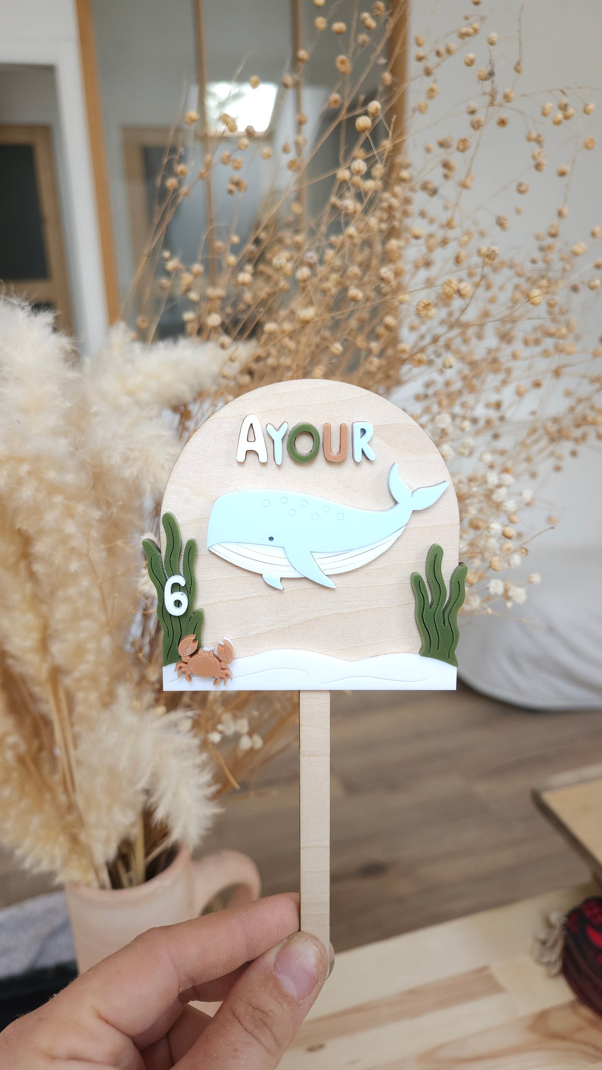 Cake topper thème mer 🌊