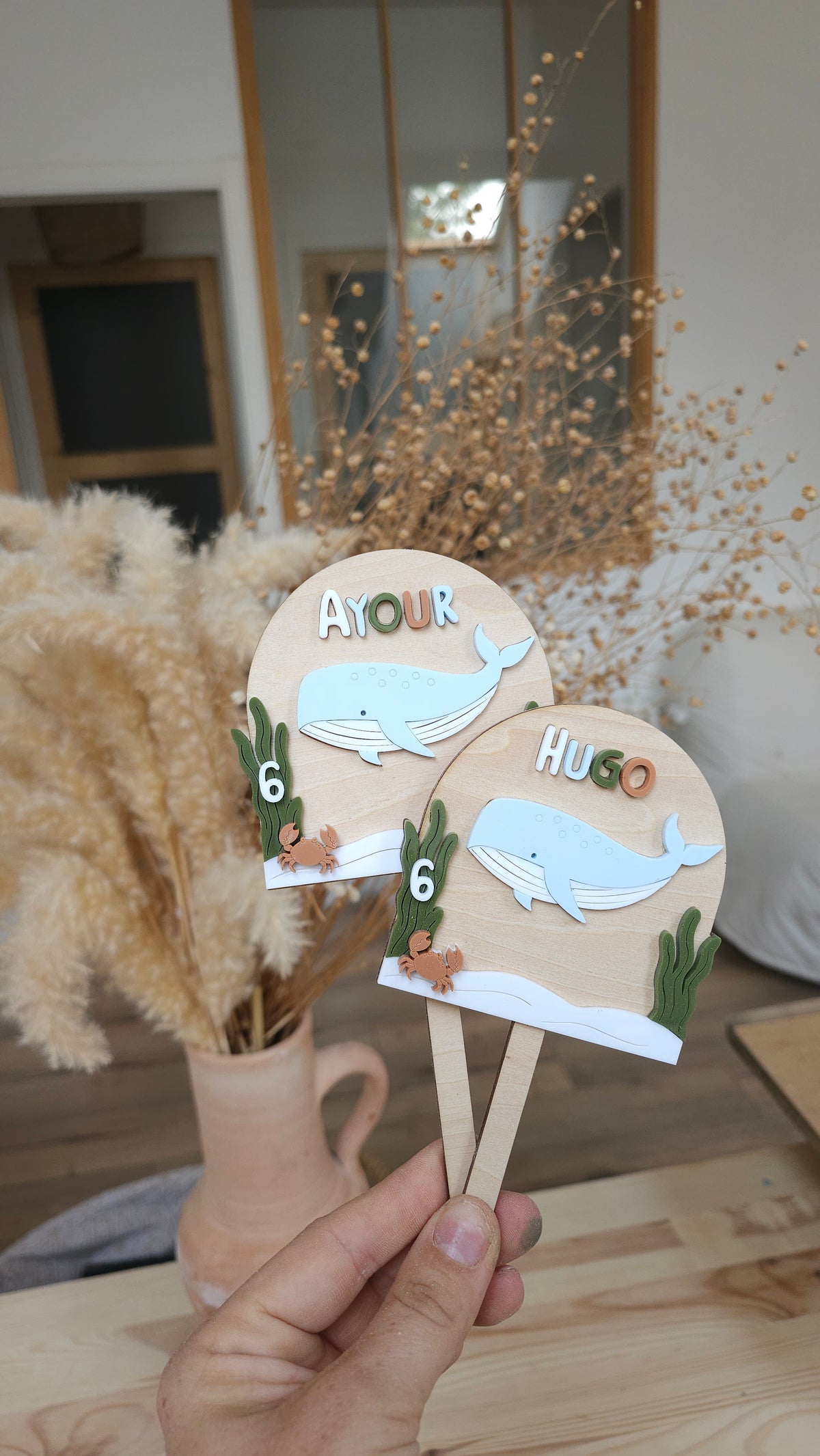 Cake topper thème mer 🌊