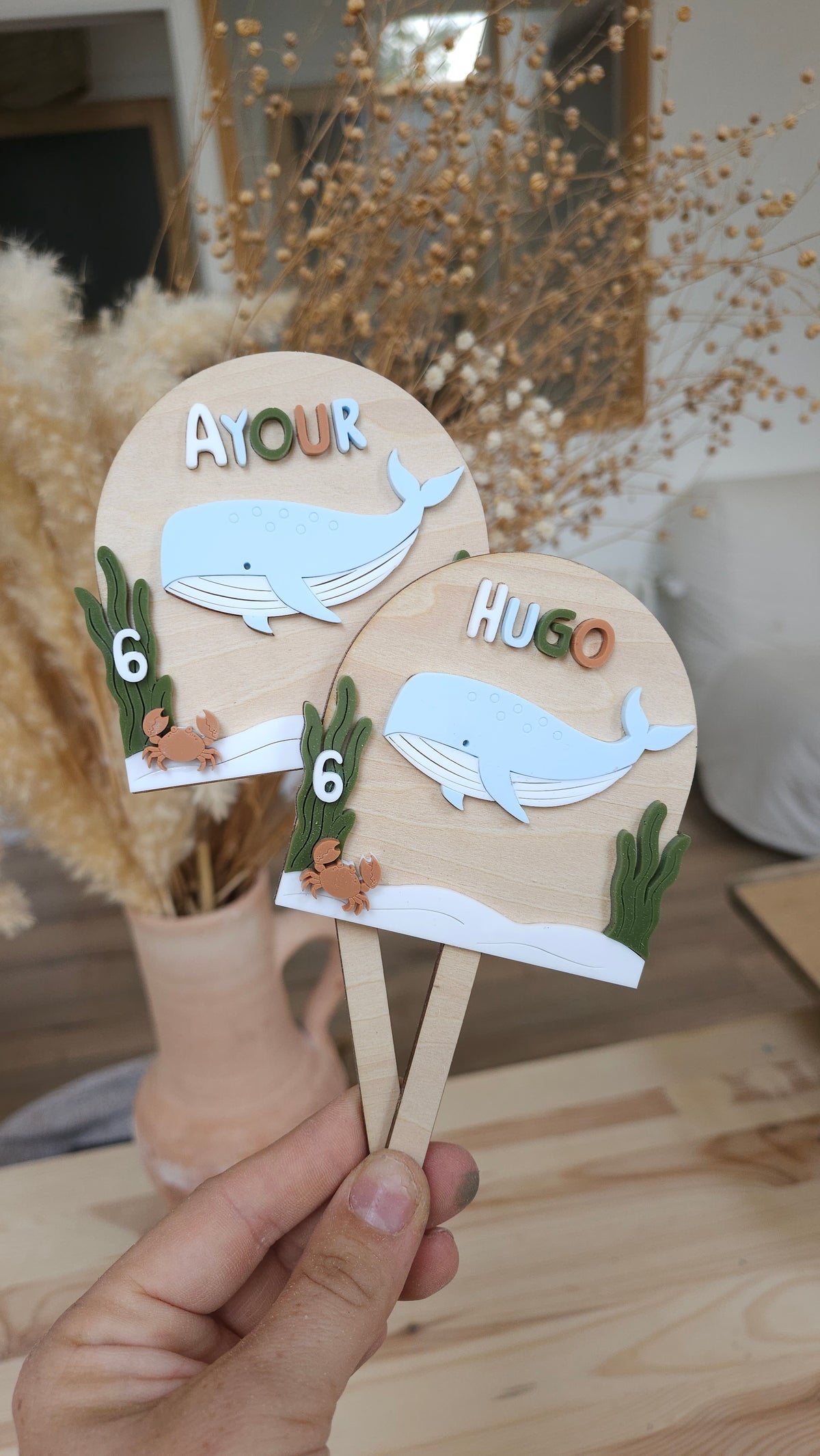 Cake topper thème mer 🌊