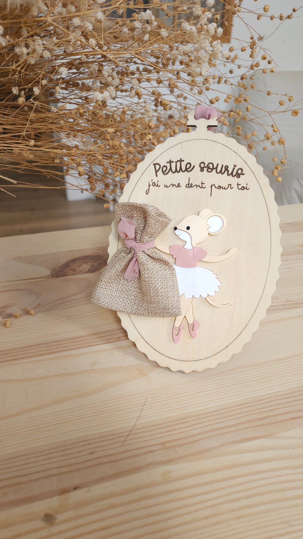 Pancarte Petite Souris danseuse personnalisée