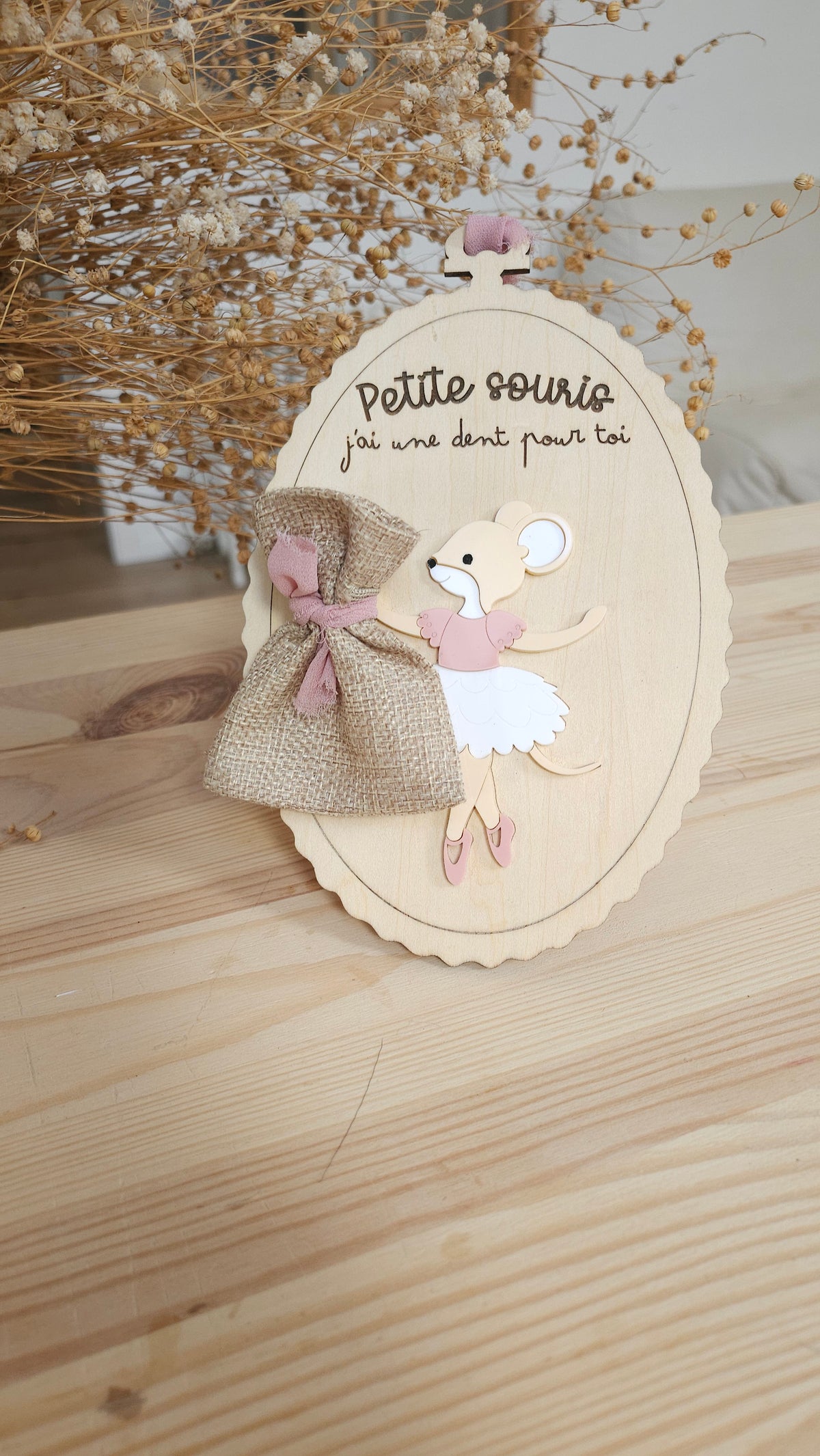 Pancarte Petite Souris danseuse personnalisée