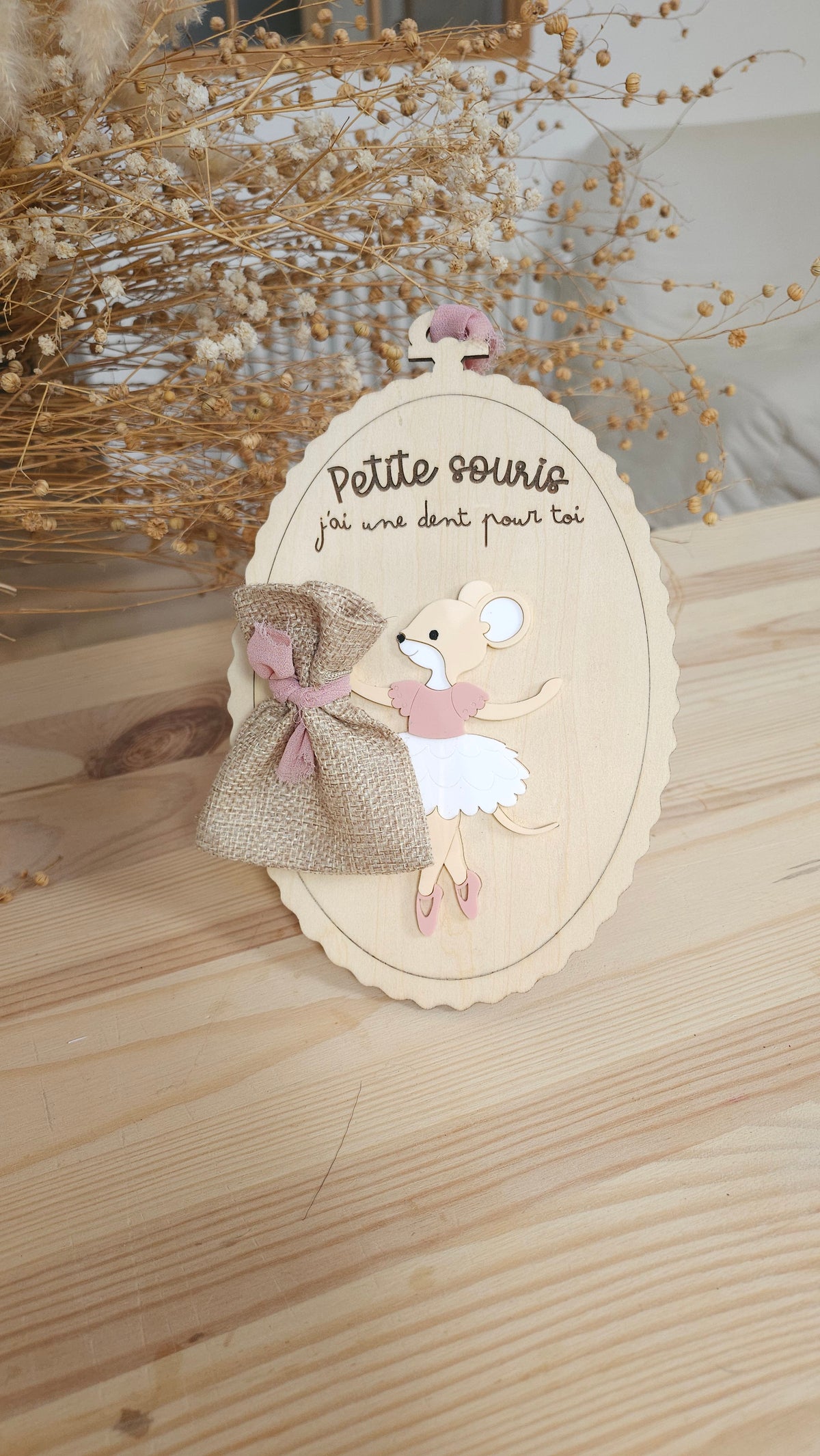 Pancarte Petite Souris danseuse personnalisée