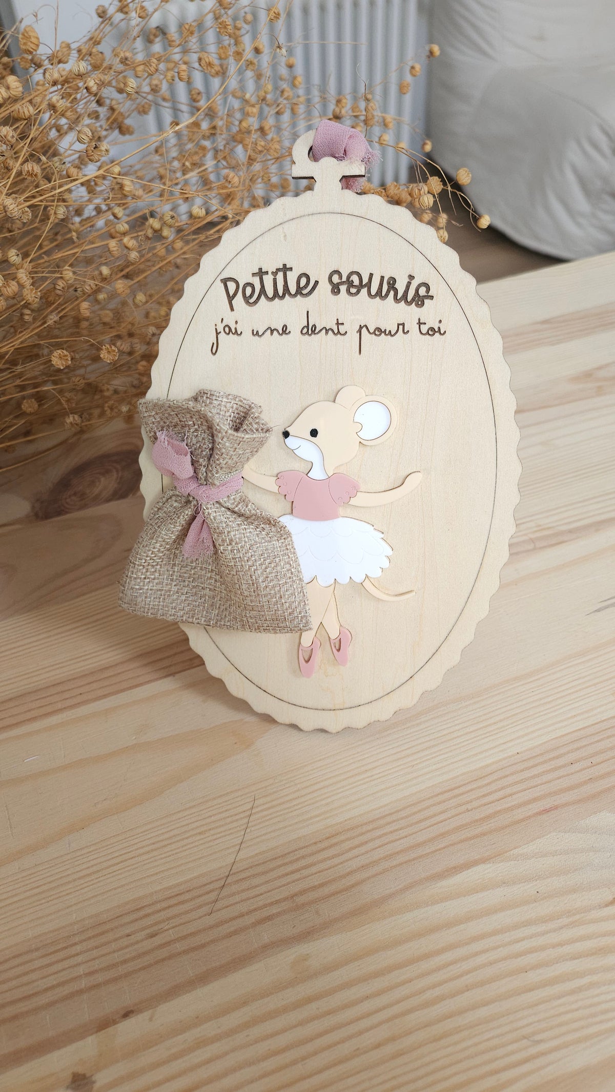 Pancarte Petite Souris danseuse personnalisée