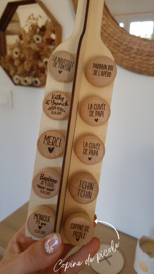 Bouchon en bois – Copine de picole