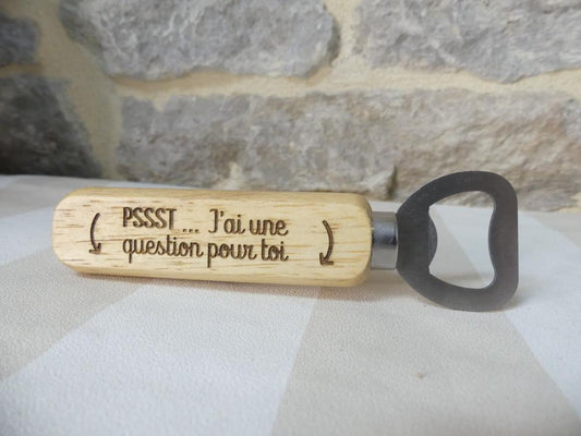 Décapsuleur demande de témoin