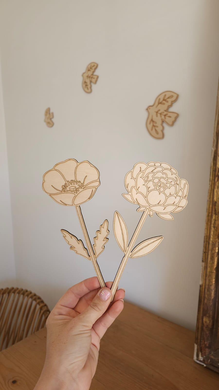 Fleurs à colorier – Cadeau Fin d'année - Nounou - Atsem - Maîtresse - Maman