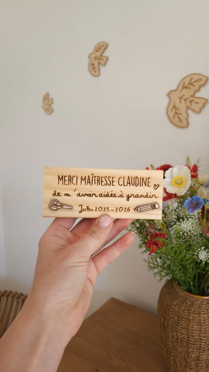 Brosse à tableau - Maîtresse - Maître