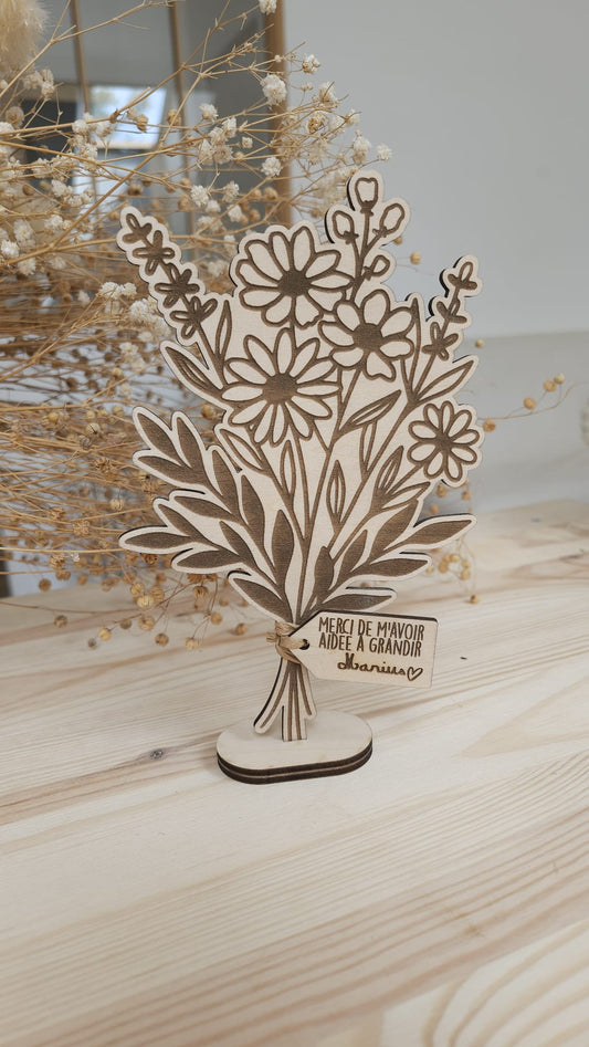Mon beau Bouquet de fleur en bois