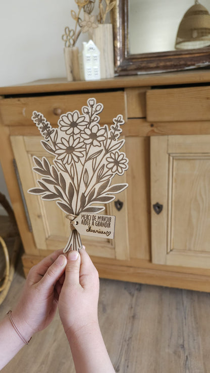 Mon beau Bouquet de fleur en bois