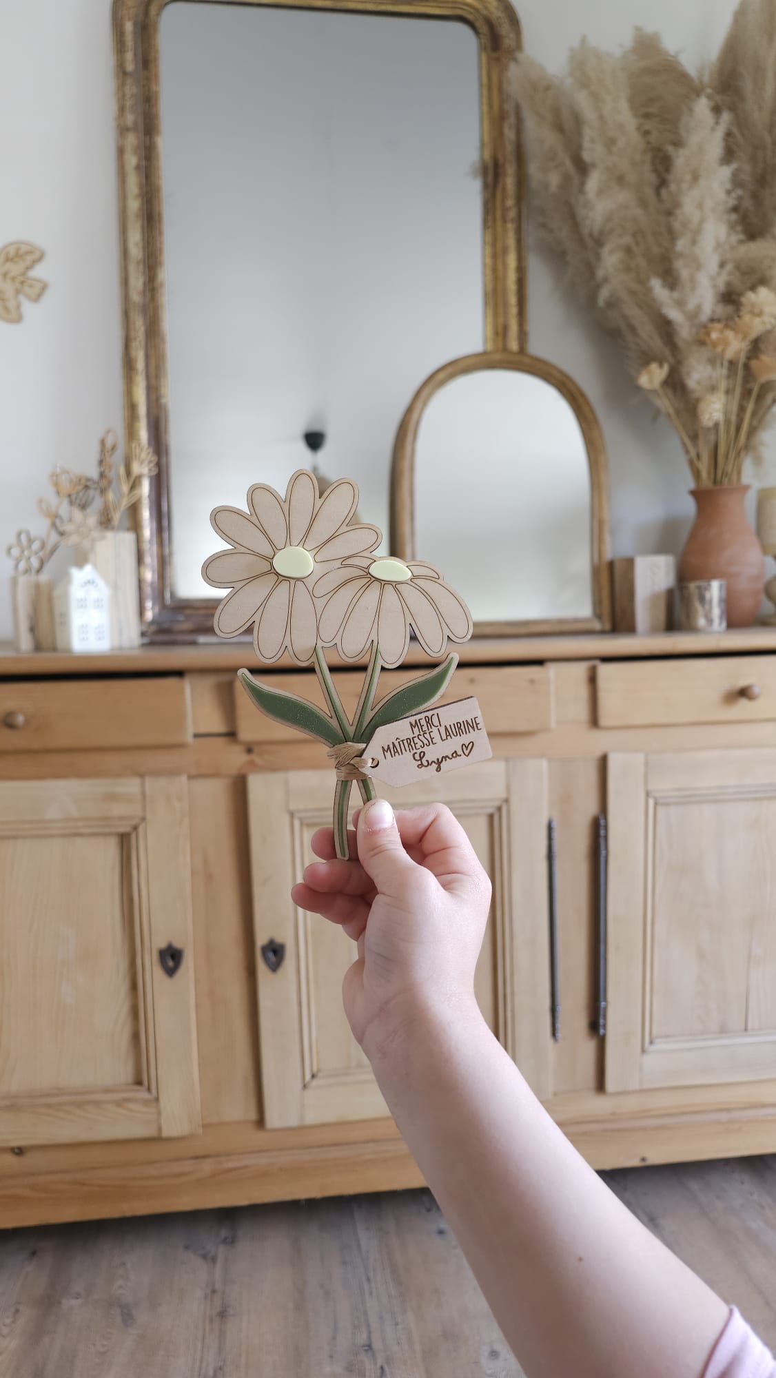 Bouquet à empreintes