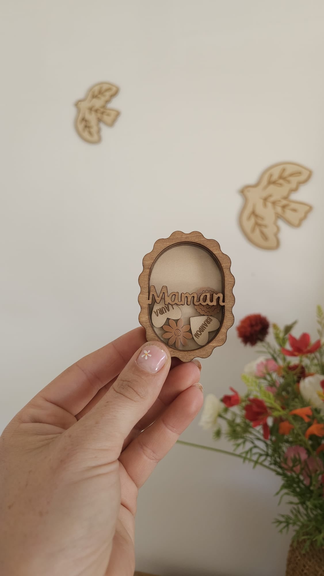 Aimants personnalisés pour maman 💐