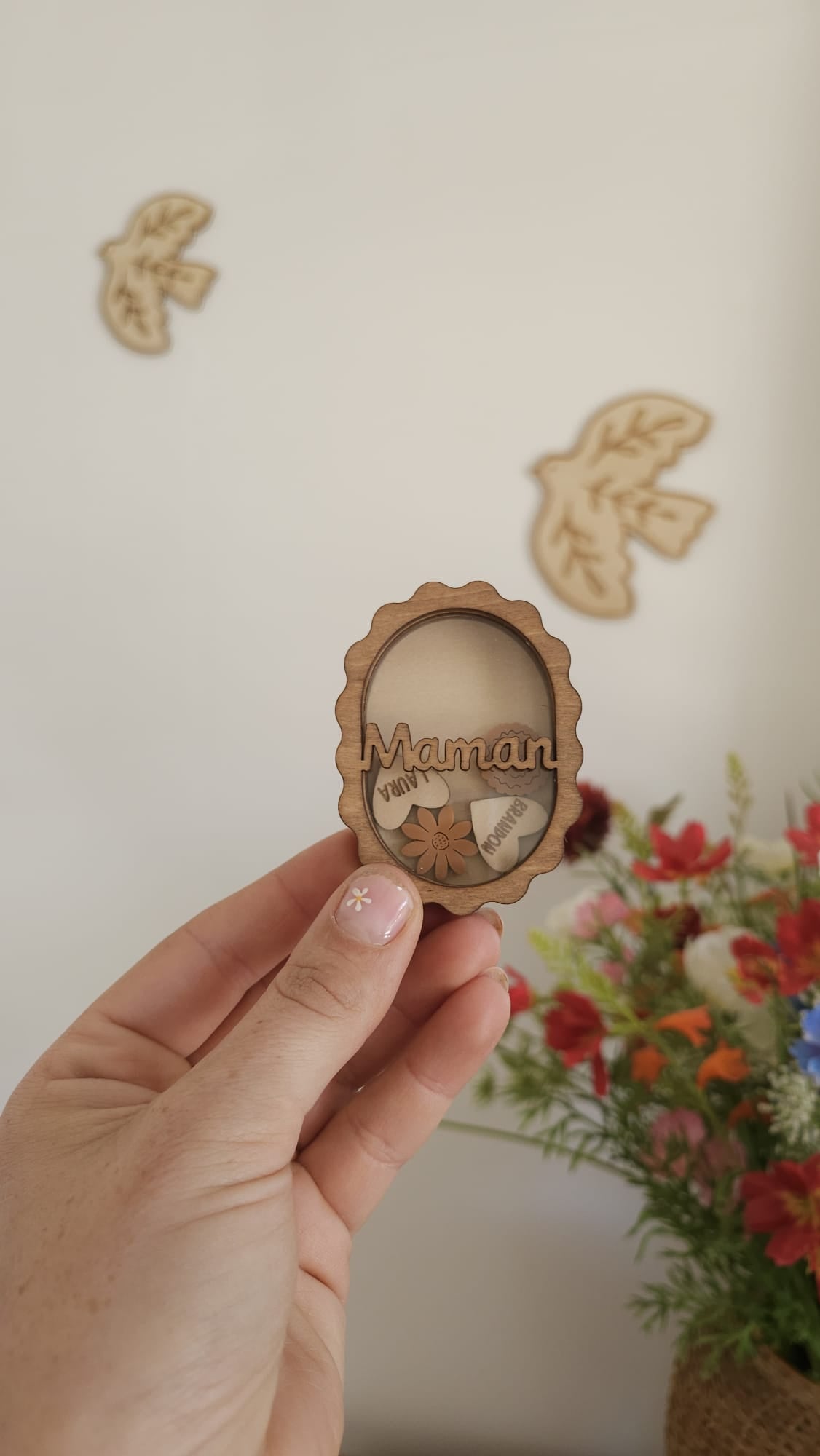 Aimants personnalisés pour maman 💐