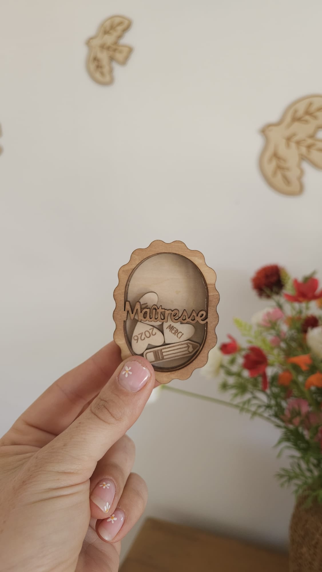 Aimants personnalisés pour maîtresse 💐