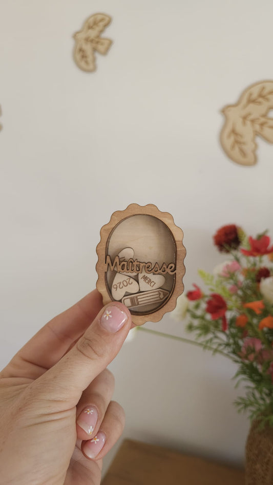 Aimants personnalisés pour maîtresse 💐