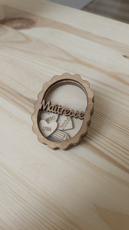Aimants personnalisés pour maîtresse 💐
