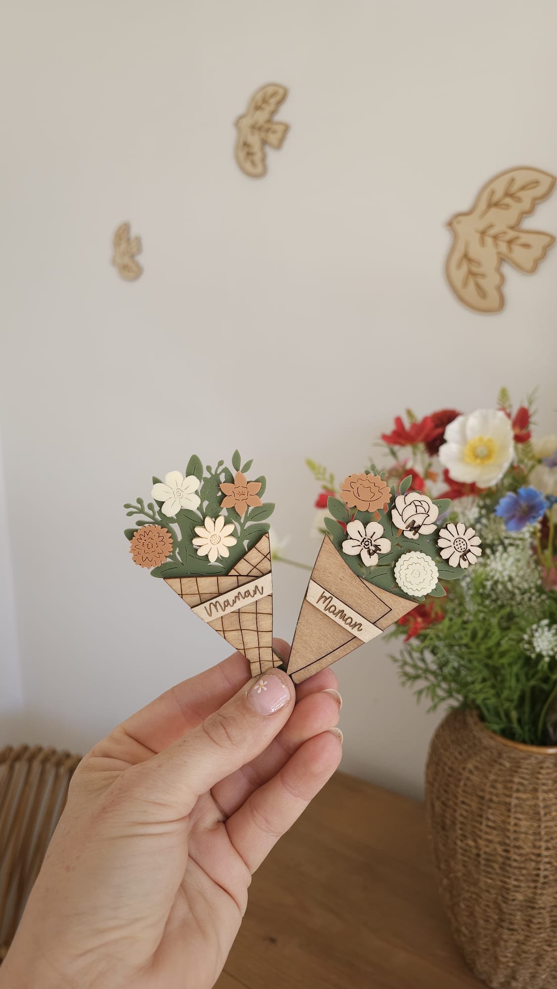 Les petits bouquets aimantés qui ne fanent jamais 🌸
