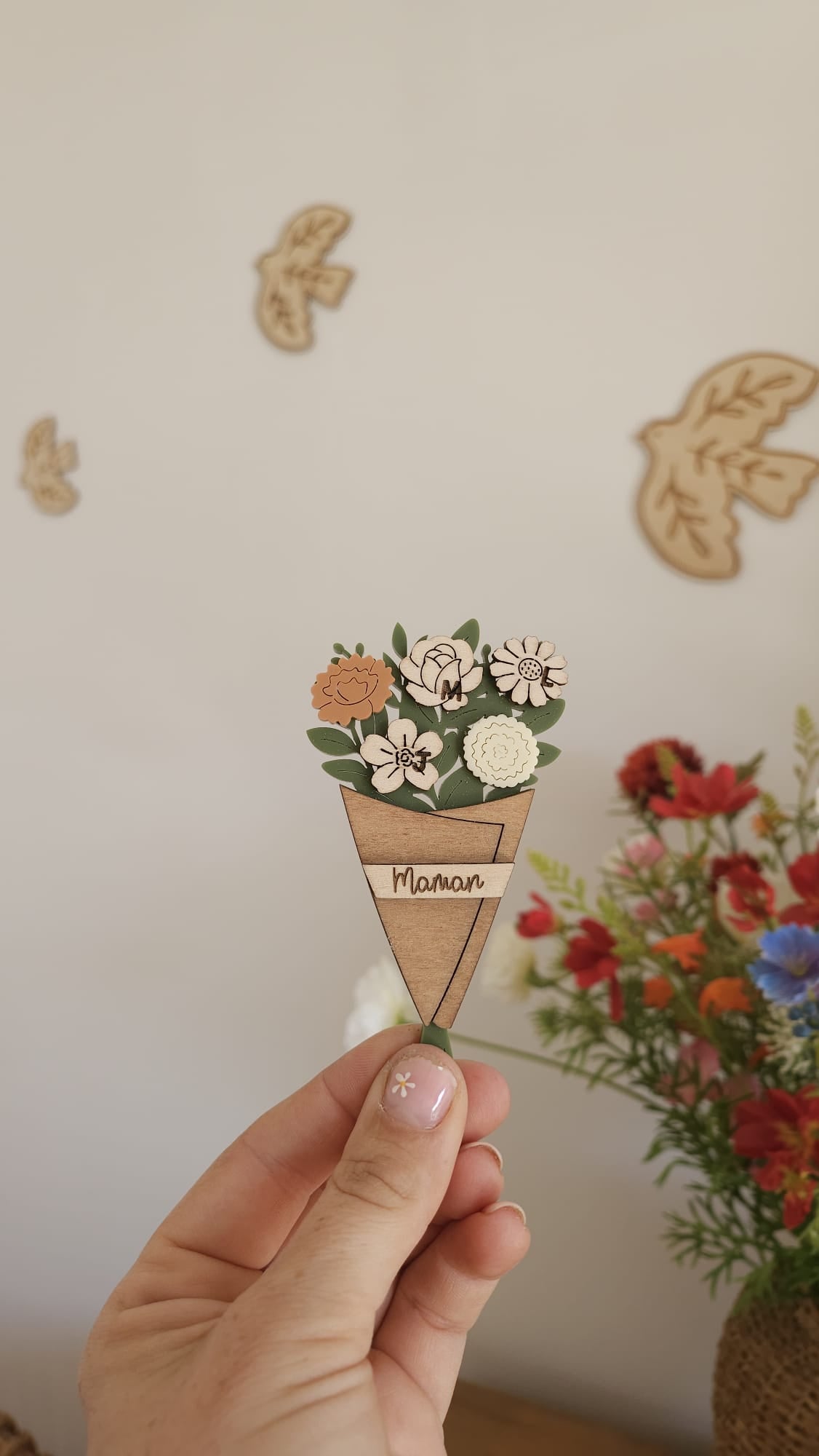 Les petits bouquets aimantés qui ne fanent jamais 🌸