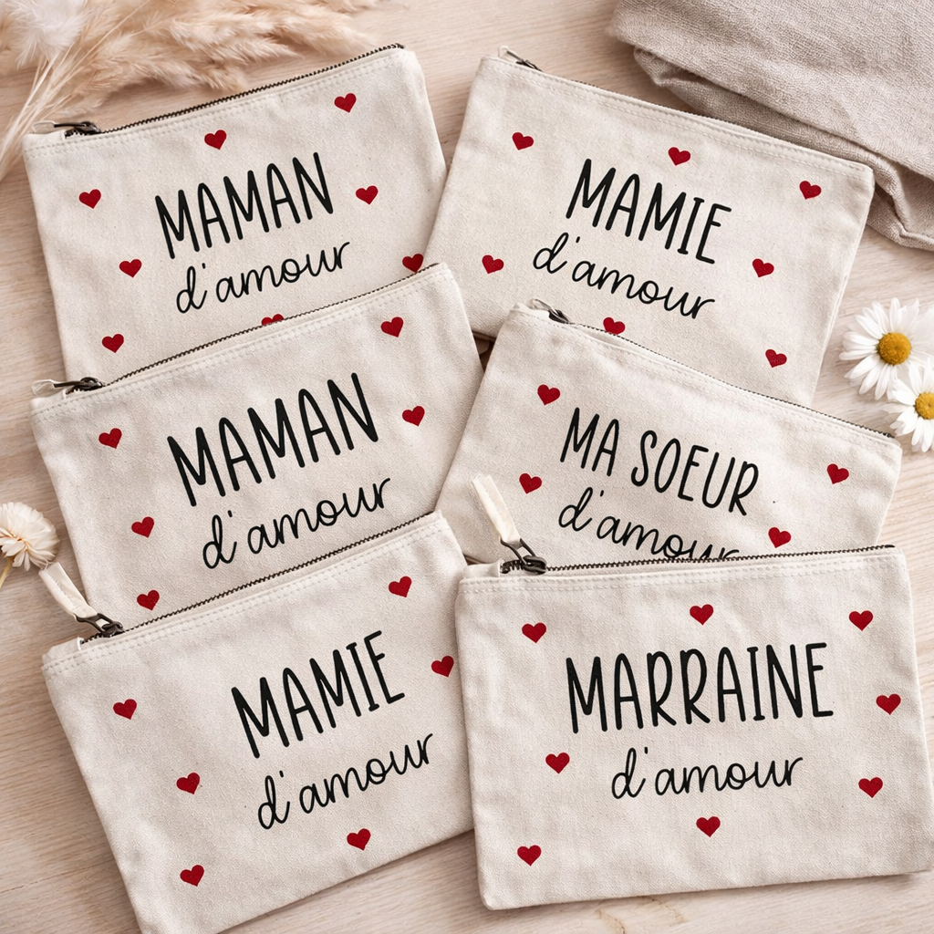 Pochette personnalisée - Mamie - Tata - Marraine