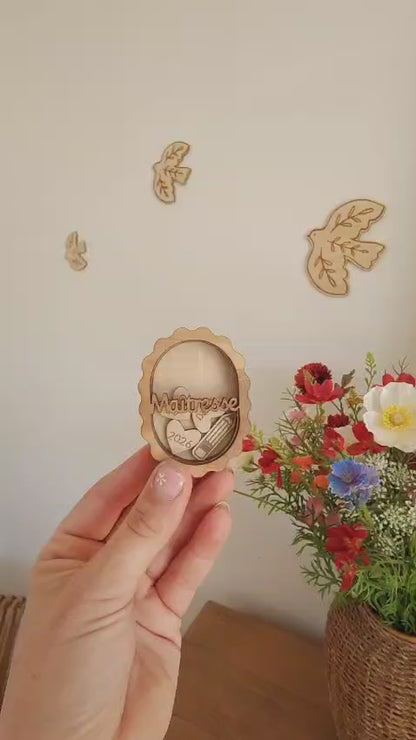Aimants personnalisés pour maîtresse 💐